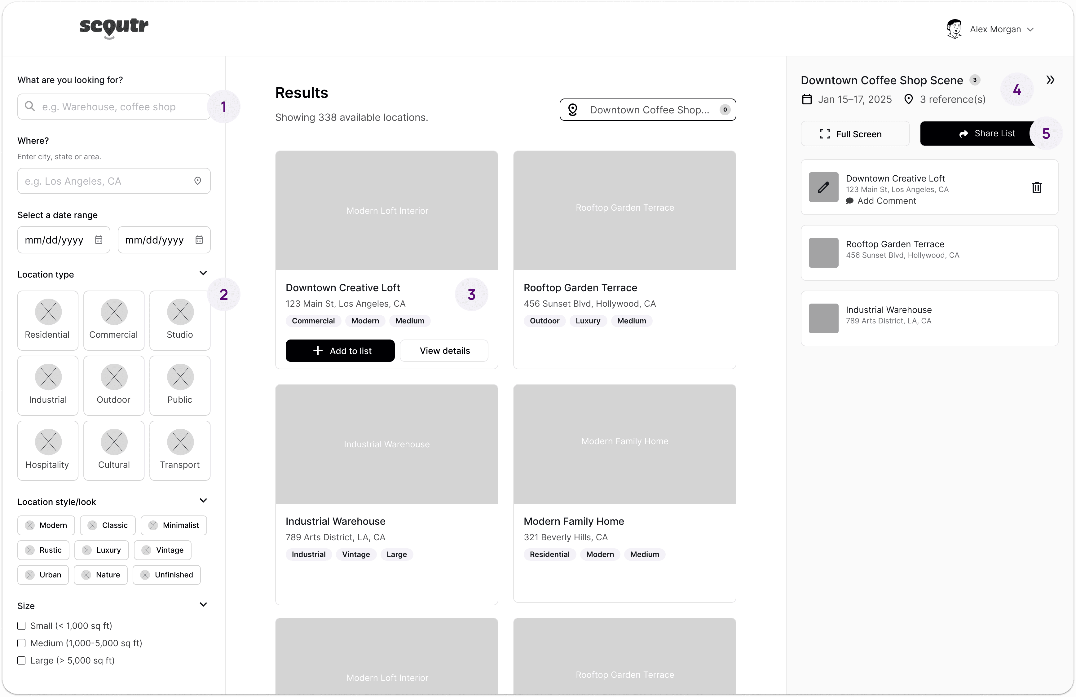 Refined wireframe after manual Figma pass