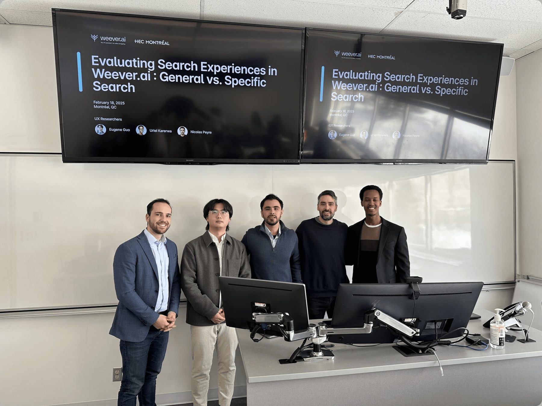 Presenting Weever.ai research findings at HEC Montréal